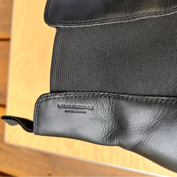 Vagabond Shoemaker Kenova Black Leather Chelsea Chunky Sole Ankle Boot Sz EU 40 - Picture 6 of 16